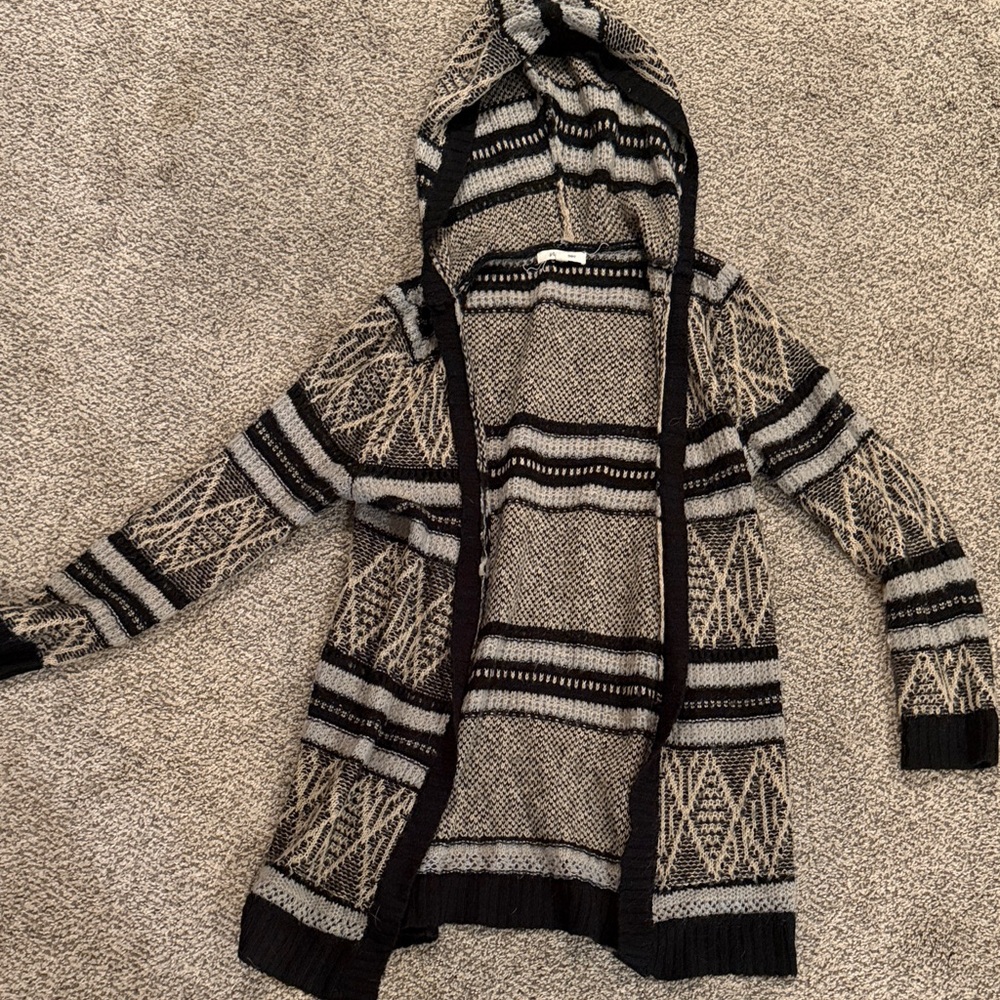 Striped Hooded Sweater